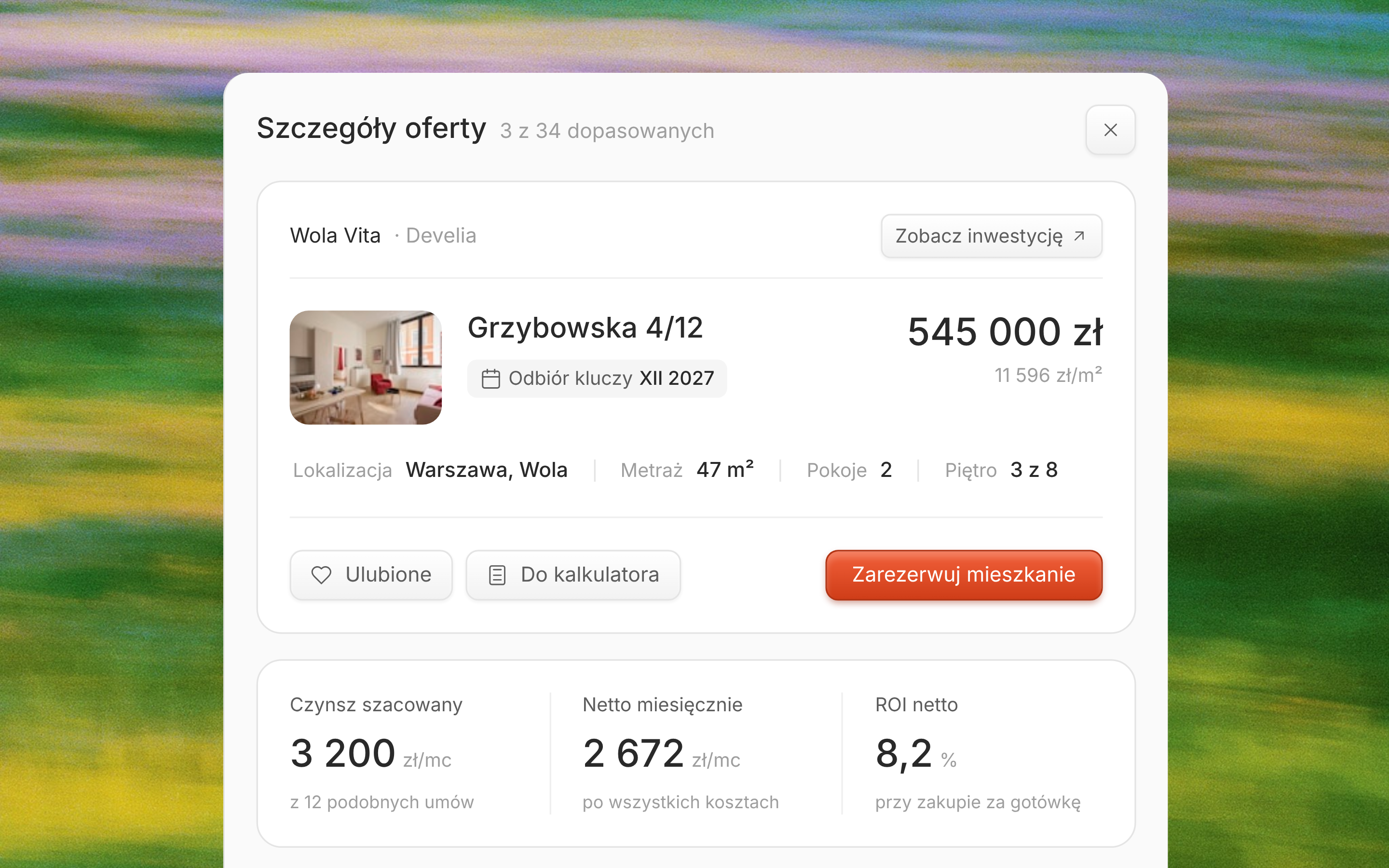 Offer page — top